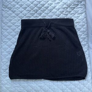 L*space Black Cover Up Skirt